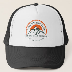 Zakelijke Logo Aangepaste naam Wandelclub Matching Trucker Pet