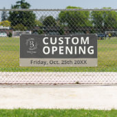 Zakelijke Logo Aangepaste Openings Openlucht Banne Spandoek (Insitu)