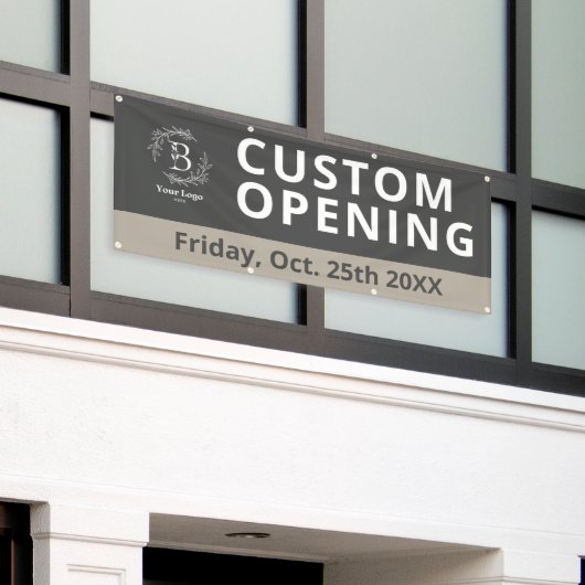 Zakelijke Logo Aangepaste Openings Openlucht Banne Spandoek (Buitenkant Gebouw)