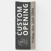 Zakelijke Logo Aangepaste Openings Openlucht Banne Spandoek (Verticaal)