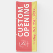 Zakelijke Logo Aangepaste Openings Openlucht Banne Spandoek (Verticaal)