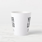 Zakelijke Logo Aangepaste promoties Latte Mok (Voorkant)