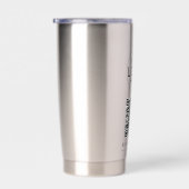 Zakelijke Logo Aangepaste QR-code Medewerkers Geïsoleerde Drinkbeker (Rechts)