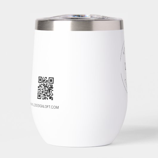 Zakelijke logo Aangepaste QR code website Professi (Voorkant)