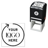 Zakelijke Logo | Aangepaste vierkante rubber zelfi Zelfinktende Stempel (In situ)