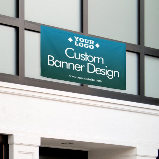 Zakelijke Logo Aangepaste Vinyl Banner (Buitenkant Gebouw)