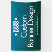 Zakelijke Logo Aangepaste Vinyl Banner (Verticaal)