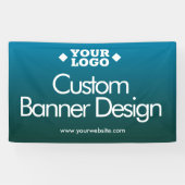 Zakelijke Logo Aangepaste Vinyl Banner (Horizontaal)