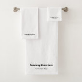 Zakelijke Logo - Bedrijf Promotie - Bedrijf Bad Handdoek (Insitu)