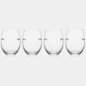 Zakelijke Logo - Bedrijf Promotie - Bedrijf Wijnglas Zonder Voet (Links)