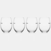 Zakelijke Logo - Bedrijf Promotie - Bedrijf Wijnglas Zonder Voet (Rechts)