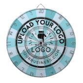 Zakelijke Logo Bedrijfskleuren Dartbord (Voorkant)