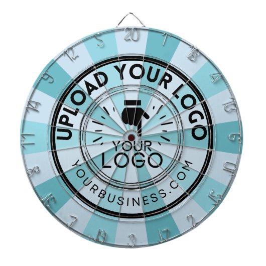 Zakelijke Logo Bedrijfskleuren Dartbord (Voorkant)