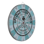 Zakelijke Logo Bedrijfskleuren Dartbord (Voorkant Links)