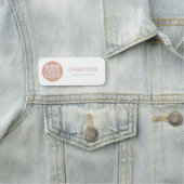 Zakelijke Logo Bedrijfsmedewerkers Naamplaatje (In situ)