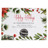 Zakelijke Logo-bedrijfsmedewerkers toevoegen Feest Groot Cadeauzakje (Achterkant)