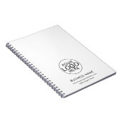Zakelijke Logo Bedrijfspromotie Aangepast Notitieboek (Rechterzijde)