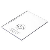Zakelijke Logo Bedrijfspromotie Aangepast Notitieboek (Linkerzijde)