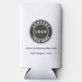 Zakelijke Logo Bedrijfswebsite Aangepaste Evenemen Seltzer Blikjeskoeler (Voorkant)