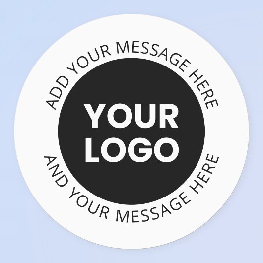 Zakelijke Logo & bewerkbare tekst waterdicht Labels