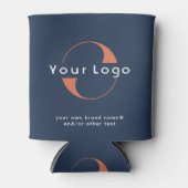 Zakelijke Logo, Blauw bedrijfsmerk Promotional Blikjeskoeler (Voorkant)