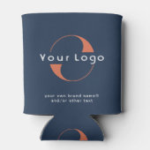 Zakelijke Logo, Blauw bedrijfsmerk Promotional Blikjeskoeler (Achterkant)