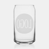 Zakelijke Logo blikbril Blikvorm Glas (Achterkant)