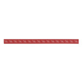 Zakelijke Logo, Branded Company Kerstvakantie Grosgrain Lint (Voorkant)