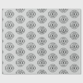 Zakelijke Logo Branded Promotionele Lichtgrijs Cadeaupapier (Vlak)