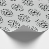 Zakelijke Logo Branded Promotionele Lichtgrijs Cadeaupapier (Hoek)