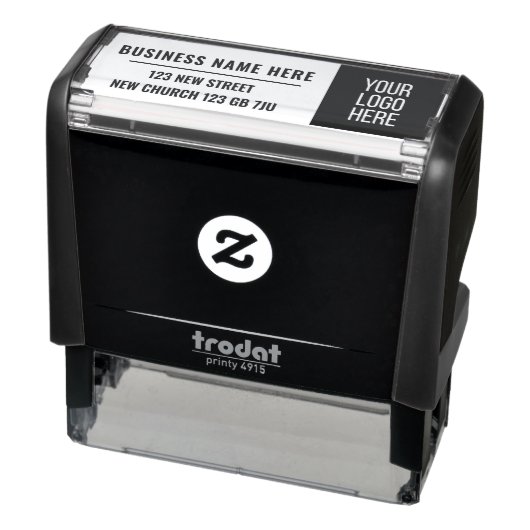 Zakelijke logo Branding Bedrijfsnaam Sales Brandin Zelfinktende Stempel (Product)