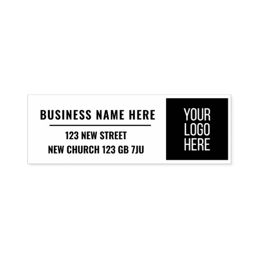 Zakelijke logo Branding Bedrijfsnaam Sales Brandin Zelfinktende Stempel (Design)