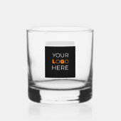 Zakelijke Logo Branding Drinkware Glass Whisky Glas (Voorkant)