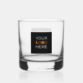 Zakelijke Logo Branding Drinkware Glass Whisky Glas (Achterkant)