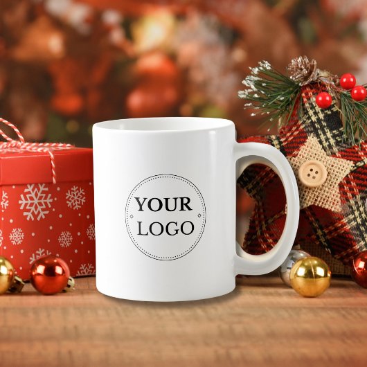 Zakelijke Logo Branding Modern Professioneel Koffiemok