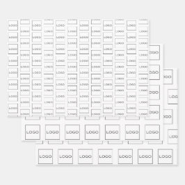 Zakelijke Logo Branding Professioneel Elegant Eenv Inpakpapier Vel