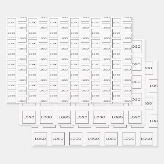 Zakelijke Logo Branding Professioneel Elegant Eenv Inpakpapier Vel (Set)