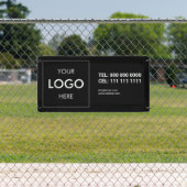 Zakelijke Logo branding zwarte banner (Insitu)