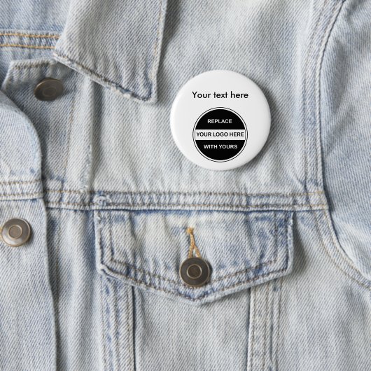 Zakelijke Logo Buttonnen Ronde Button 5,7 Cm (In situ)