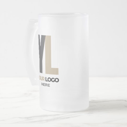 Zakelijke logo Clean minimaal merk Bedrijf Matglas Bierpul (Voorkant links)