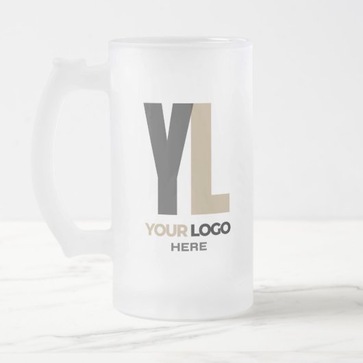 Zakelijke logo Clean minimaal merk Bedrijf Matglas Bierpul (Links)