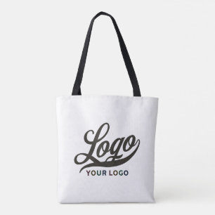 Zakelijke logo Clean white Bedrijfsmerk Custom Tote Bag
