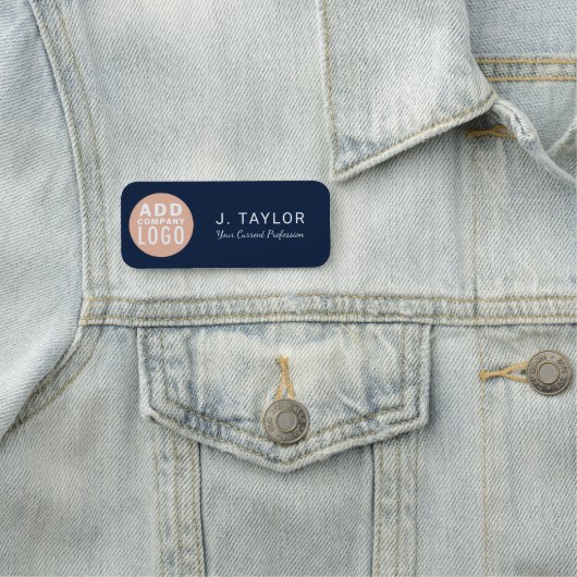 Zakelijke Logo Company Medewerker Personeel Custom Naamplaatje (In situ)