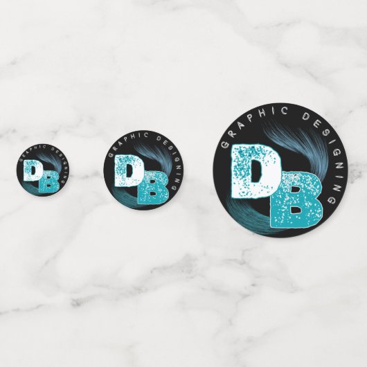 Zakelijke Logo-Confetti Confetti (Achterkanten)