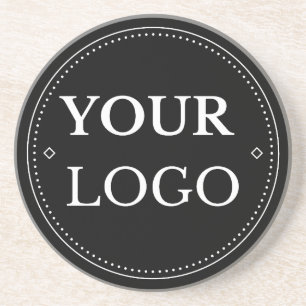 Zakelijke Logo Corporate Modern Zandsteen Onderzetter