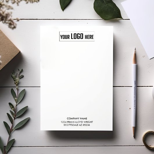 Zakelijke Logo Custom Bedrijf Gepersonaliseerd Bed Post-it® Notes