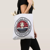 Zakelijke Logo Custom White Tote Bag (Dichtbij)