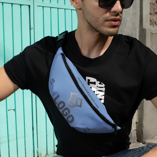  zakelijke Logo-domein tekst Sjabloon Heuptasje