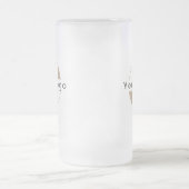 Zakelijke logo Eenvoudig schoon minimaal Bedrijf Matglas Bierpul (Center)