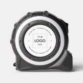 Zakelijke Logo Eenvoudig Wit Rolmaat (Voorkant)